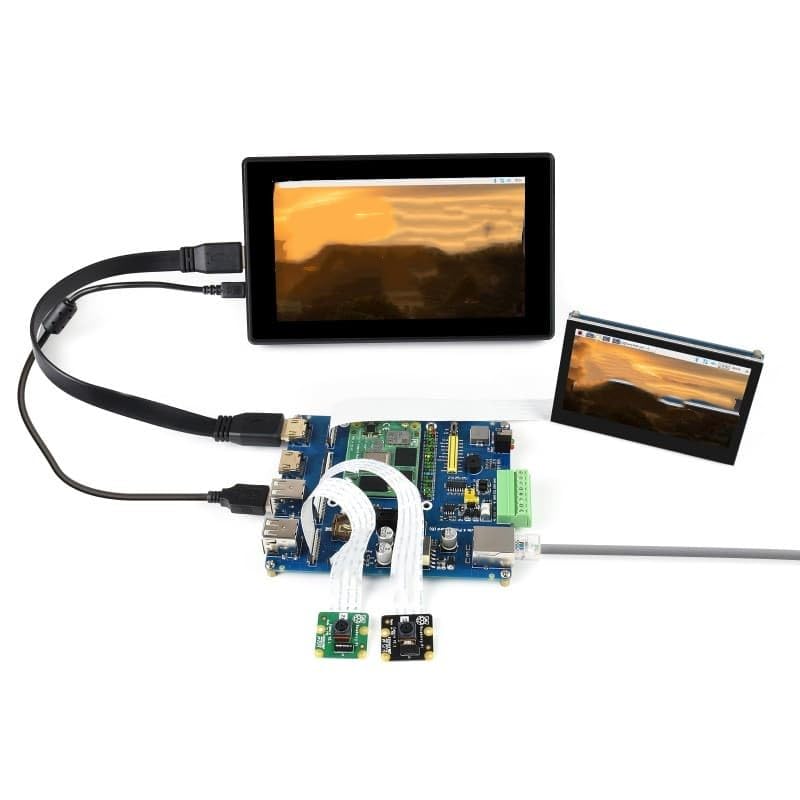 Compatible with All CM4 Compute Module 4 IO Boards, Supporting PoE Power Supply (Type B).