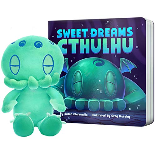 Image of C is for Cthulhu Sweet Dreams Cthulhu & Glow-in-The-Dark Plush Bedtime Bundle (Baby Plush (6 inches))