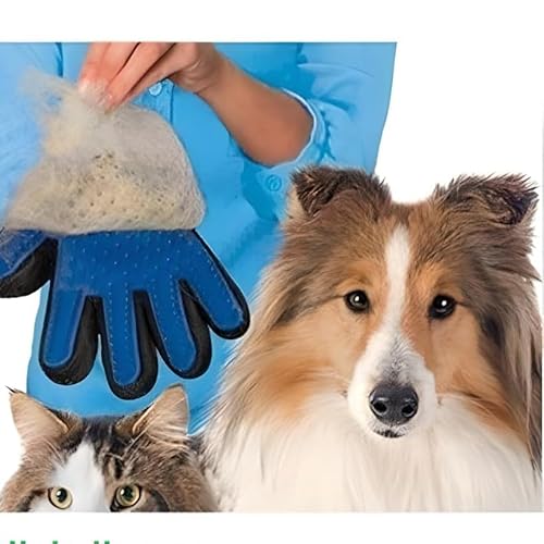 Luva Escova Magnética Tira E Remove Pelos Cães E Gatos Raqueadeira Pet Banho Pet Escova Para Cachorr