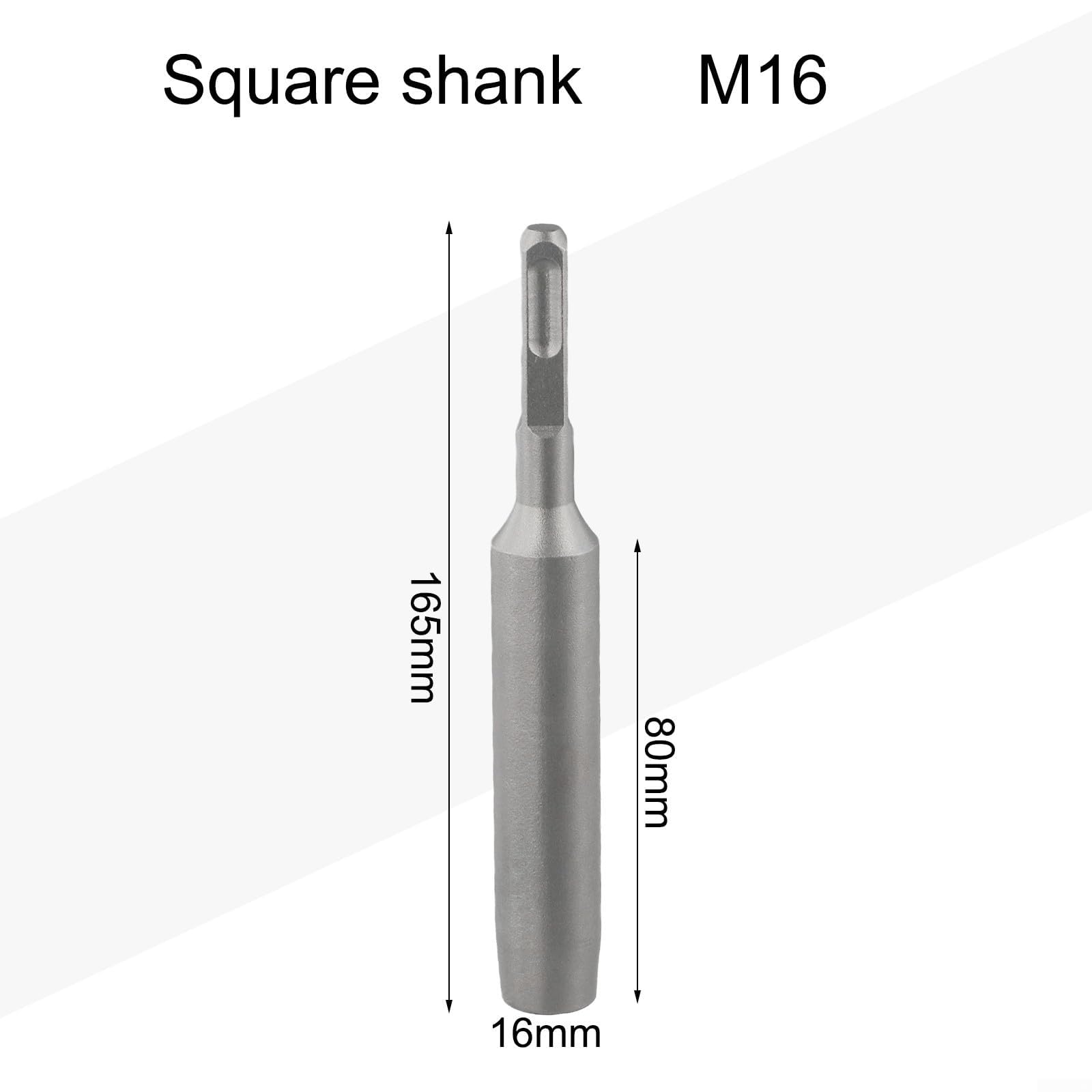 Para SDS-Plus Compatible Ground Rod Driver Tool para Rotary y Eléctrico Para Martillos Se adapta a M8 M10 M13 M15 M20 Varillas Forjadas Cromo Vanadio ()