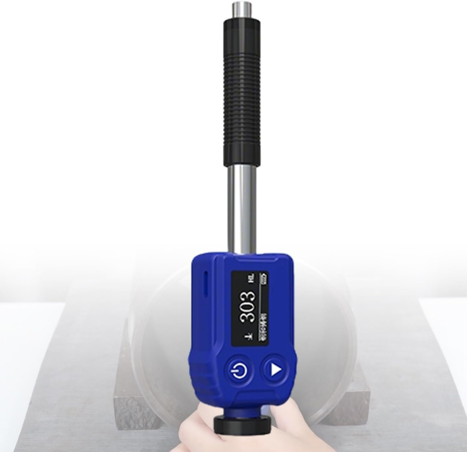 Eoweiot Leeb Hardness Tester Digital Metal Hardness Meter Durometer Impact Device for Iron Copper Stainless Steel (Ls252d)