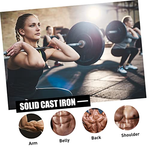 Sosoport Barra De Fitness Pesos De Barra Placas De Peso Fracionário Placa De Furo Único Placa De Ade