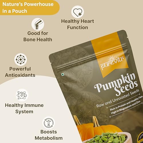 Image of Purevitr Edible Seeds Combo 800g (200g Each) | Pack of 4 | Pumpkin + Sunflower + Flax + Chia Seeds | Rich in Omega-3, Protein, Fiber & Essential Nutrients | Superfood for Healthy Living