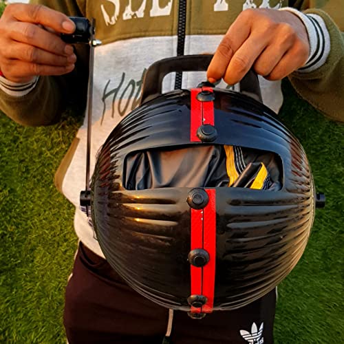 Image of CARBLAZER Portable & Semi-Automatic Full Body Car Covers - Heavy Duty Device | Rain Resistant | UV Safe | Dust Proof | Anti-Theft & Scratch Proof Covers, Custom Fit for Hyundai Xcent,Gun Metal Black