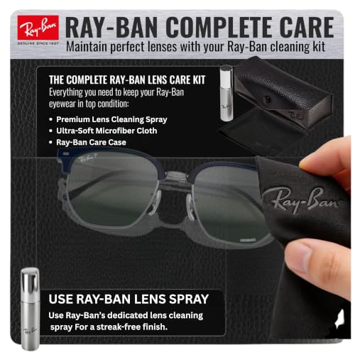 Image of Ray-Ban RB4416 NEW CLUBMASTER Squar Shape Sunglasses with Official Kit