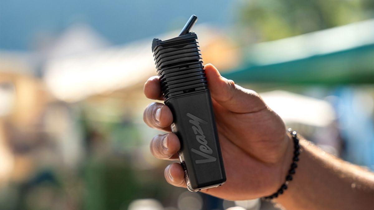 Storz & Bickel Veazy Vaporizzatore Nero Seducente USB-C – Ultimo dispositivo – Ultra Portatile – A Eazy Breeze!
