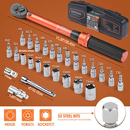 Matework 1/4 Inch Drive Click Torque Wrench thumb #1