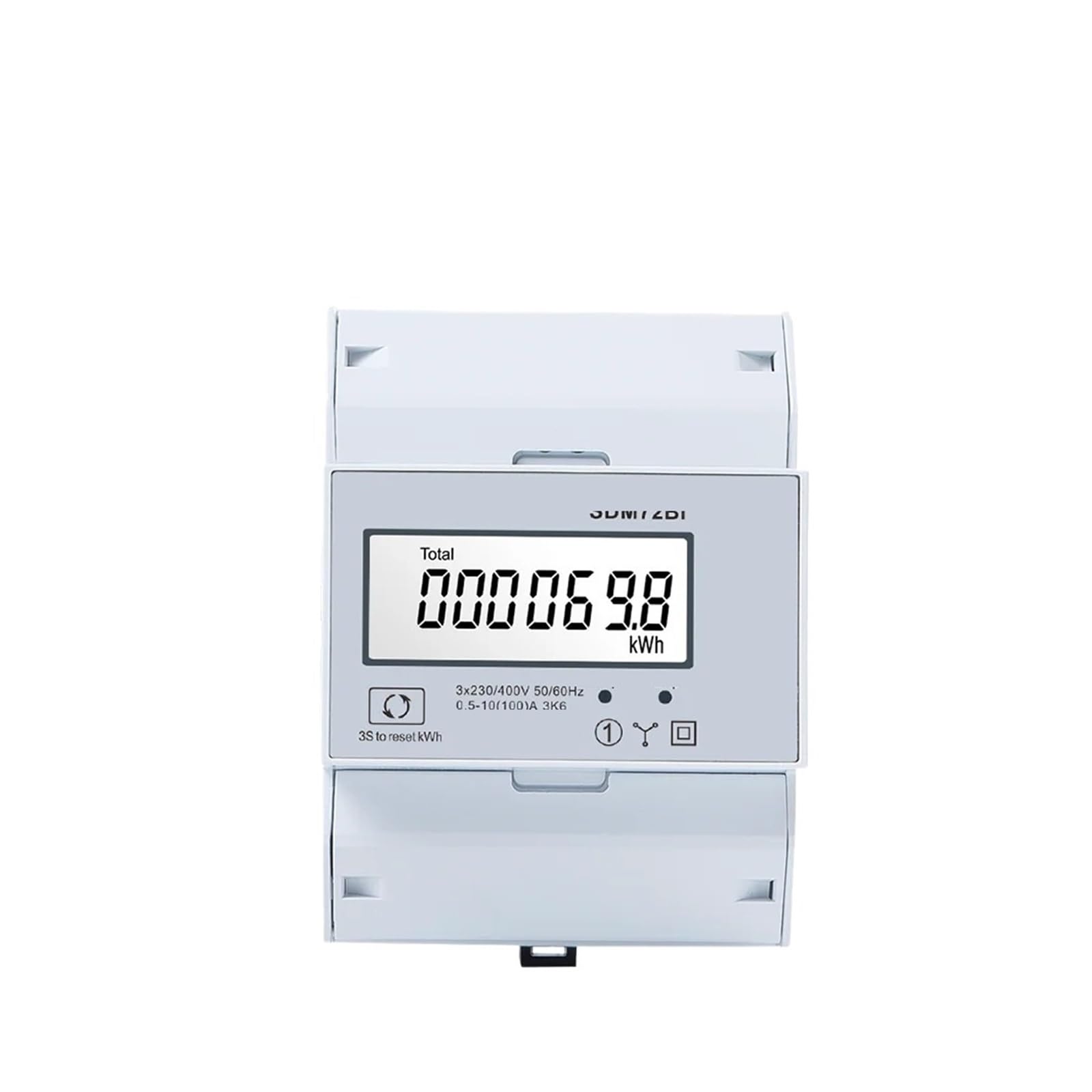 TBZOQAID SDM72BI Three Phase Bi-Directional Energy Meter Solar PV Applications Multifunctional AC