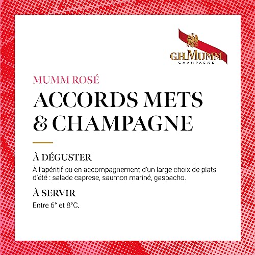 Champagne G.H. MUMM Cordon Rouge Brut Rosé - 12.5%, 75 cl (Lot de 3) – vue 4