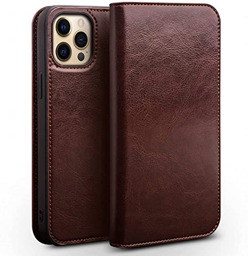 Funda iPhone 13 Pro de piel con tarjetero que soluciona el olvido de documentos