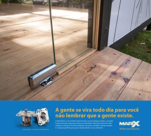 Nova Mola Marix para porta de Vidro (Branca)