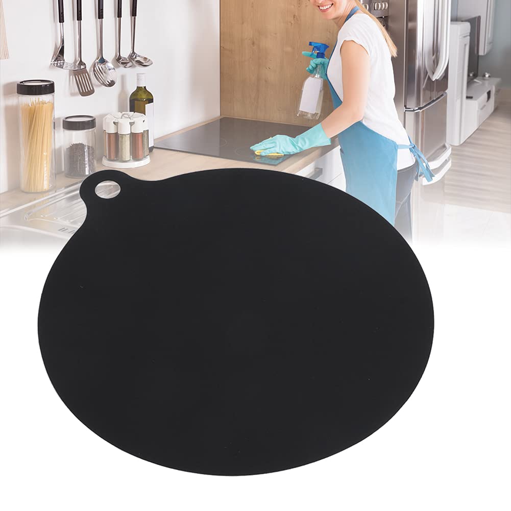 Induction Cooktop Mat, Household Silicone Induction Cooker Cookware Protector Mat Heat Insulated Round Pad 22Cm Kitchen Utensils