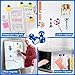 LOVIMAG Fridge Magnets 20Pcs Refrigerator Whiteboard Small Strong Magnet Classroom Kitchen Accessories Decorative Locker Set Decor Must Haves Office Calendar Refrigerador Magnetic Cute Crafts Blue