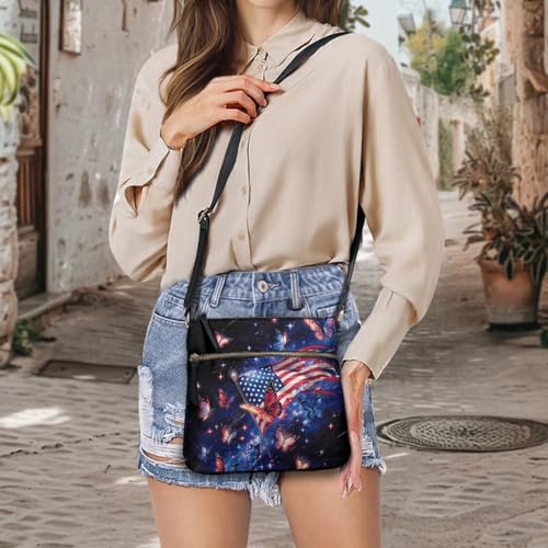 Image of Leather Purses for Women, Leather Hobo Bags for Women Travel Sling Purse Triple Zippered Pockets Shoulder Bag