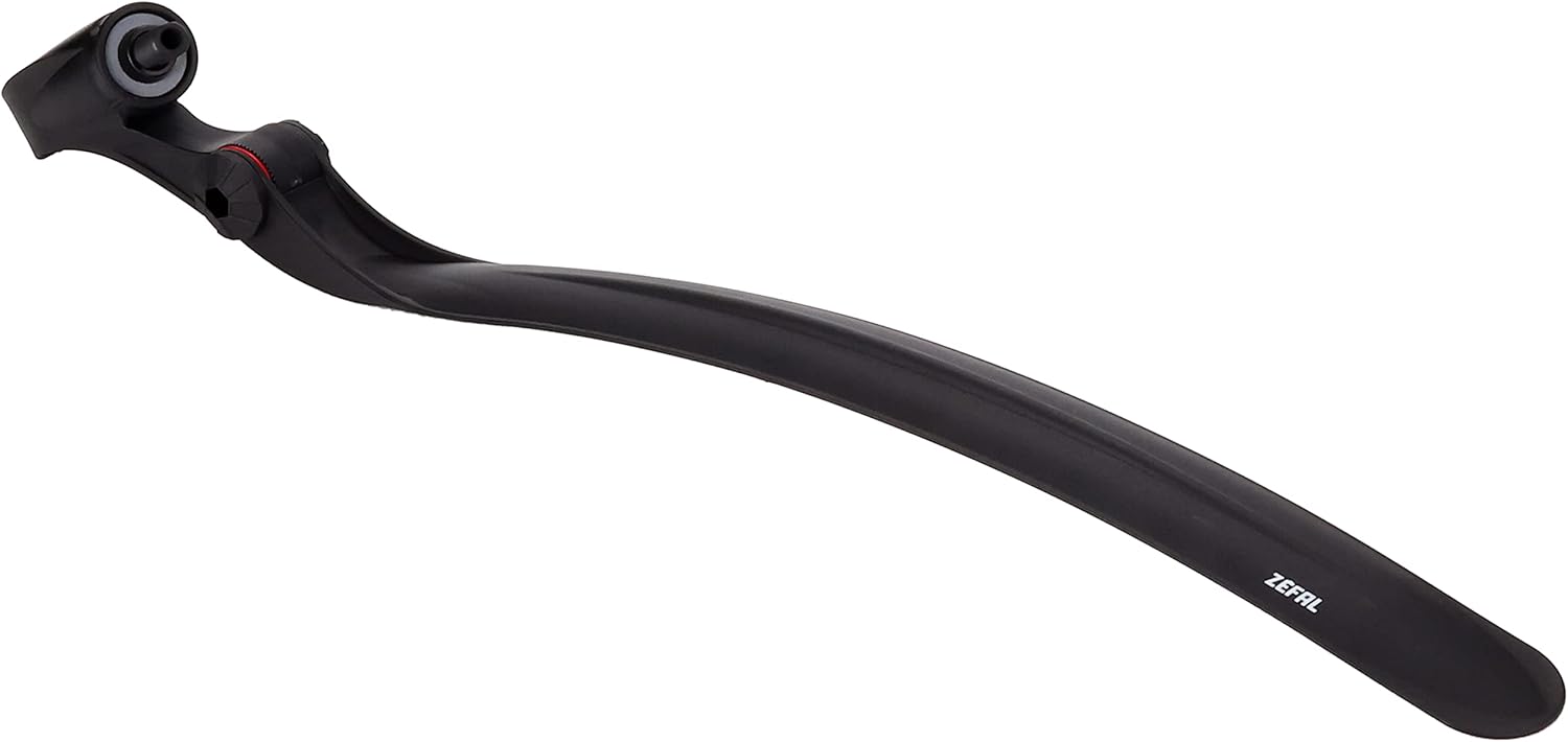 Zefal Swan-R Rear Mudguard – Road Bike Fender for 650C/700C/28” Wheels – MD-Turn Seatpost Mount, Technopolymer Construction, Max Tire Width 40mm, Lightweight 150g