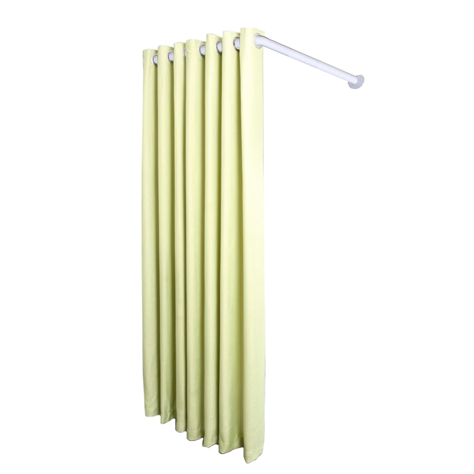 L-Sd Green Privacy Partit ains per spogliatoi - Divisorio rimovibile con asta 100x100cm - t per negozi di abbigliamento e aree di montaggio