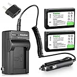 Kastar 2-Pack Battery and AC Charger with Car Adapter Compatible with Samsung ED-BP1410, BP-1410 Battery, Samsung NX30, EV-NX30ZZBGBUS, WB2200, Digimax WB2200, WB2200BMBCL, WB2200F, Digimax WB2200F