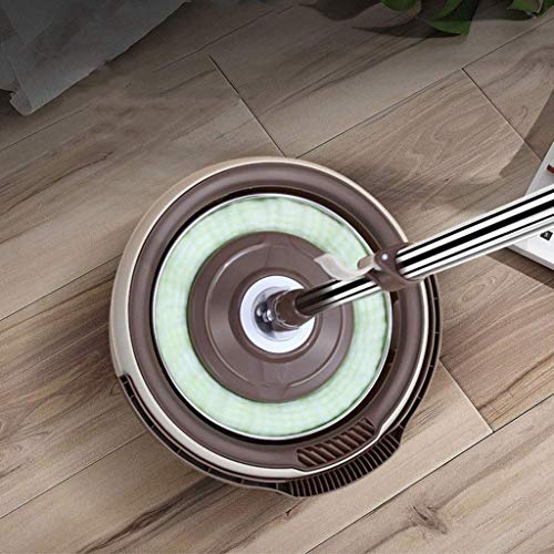 Juego de fregona giratoria y cubo con sistema de fácil escurrido, paño de microfibra lavable para una limpieza eficiente del suelo del hogar y la cocina