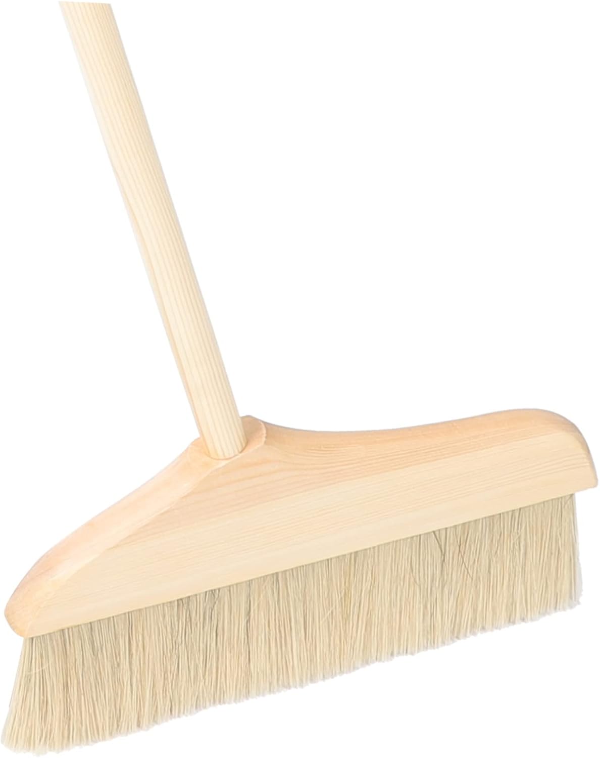 Portable Soft Bristle Floor Broom Kitchen Sweep Dust Cleaner Long Handle Lightweight Easy to Clean