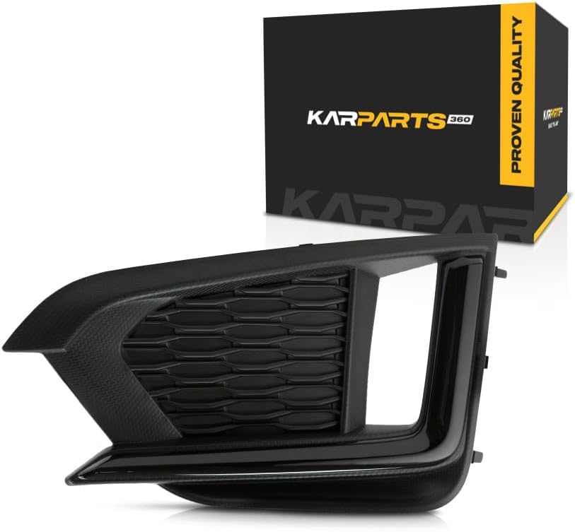 For Subaru Impreza 2017 2018 2019 Fog Light Cover Driver Side | Front | For Use With Daytime Running Lights | Made of Plastic | Textured Black With Gloss Black | SU1038129 | 191275897690, 57731FL29A