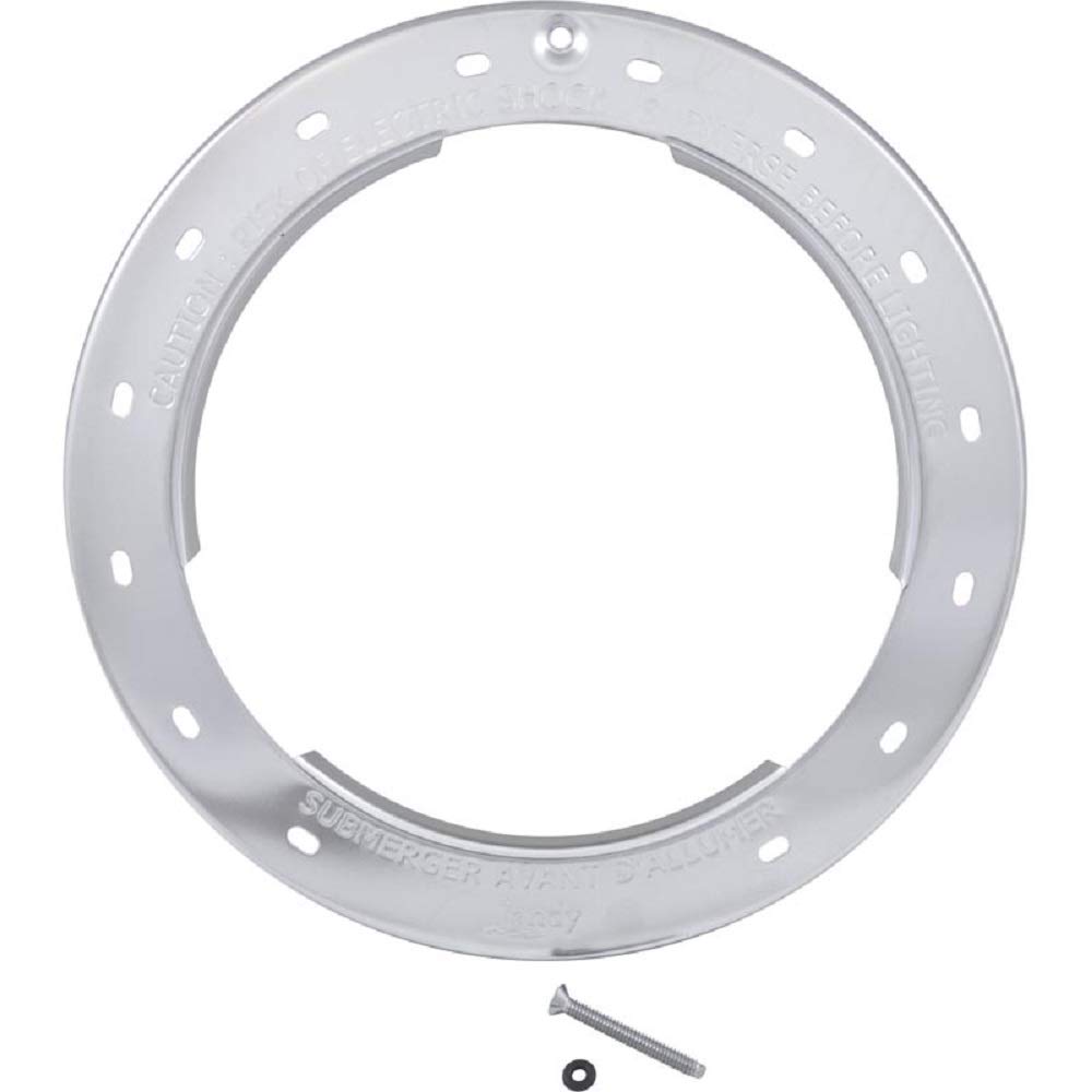 Bague de remplacement Zodiaque R0450801 en acier inoxydable pour éclairage piscine Jandy