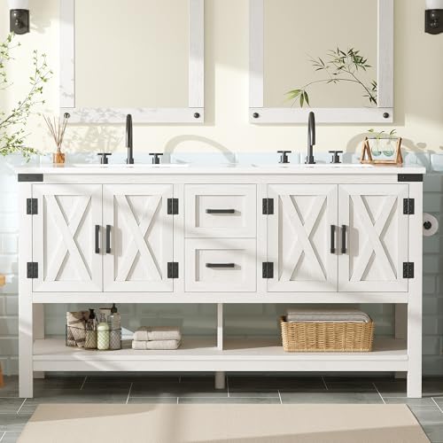 AMERLIFE 60 inch Farmhouse Vanity