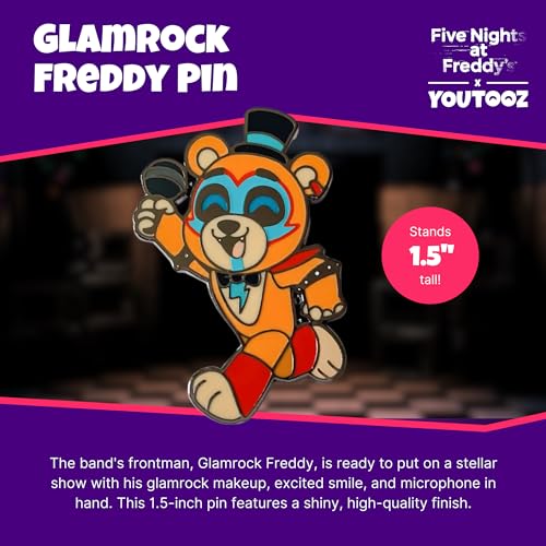 Image of Youtooz Five Nights At Freddy's Pin, Official Licensed FNAF Pins, Collectors FNAF Pin Collection Includes Pin By Youtooz Five Nights At Freddy's Collection