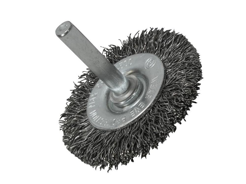 Faithfull 5305006130 Wire Brush 50mm x 6mm Shank, 0.30 Wire