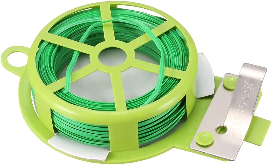 uxcell Garden Twine Twist Tie 20m 65.6ft with Cutter for