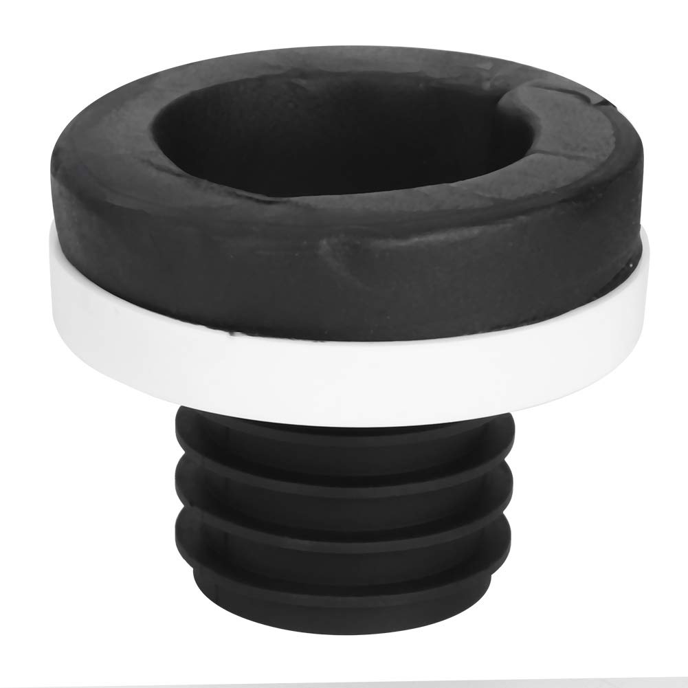 WALFRONT Toilet Flange Sealing Ring, Rubber Gasket Leak Proof Replacement for Wall Urinals, Quick Installation, Odorless High Temperature Resistance Connector