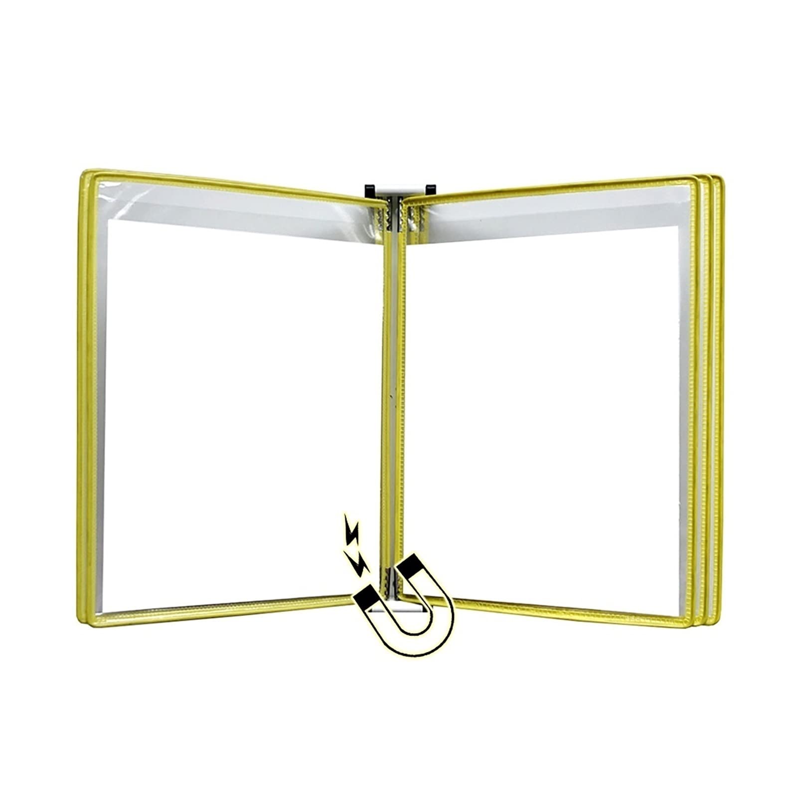 ZXFfhDHJH display folder， Magnetic Document Holder A4, Wall Mounted Display Cabinet, File(Unique Colour)