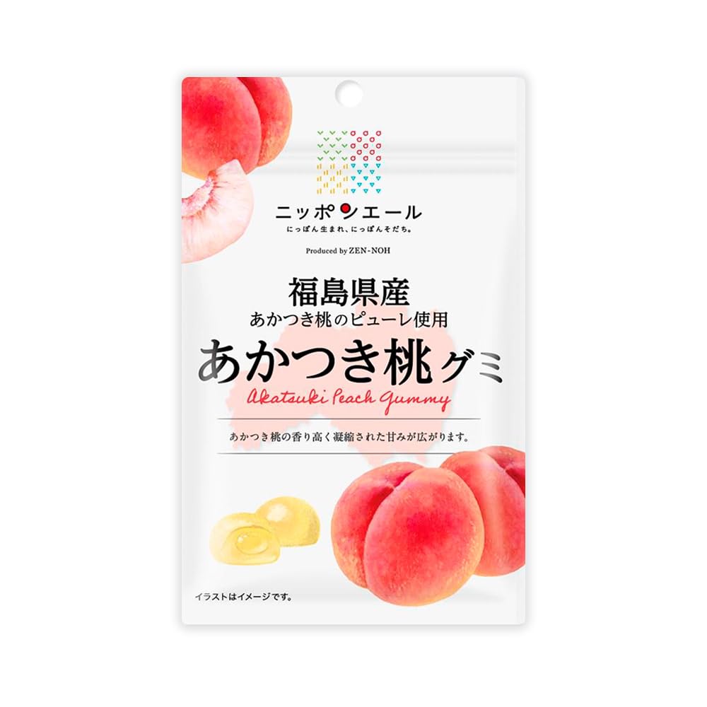 全国農協食品 福島県産あかつき桃グミ