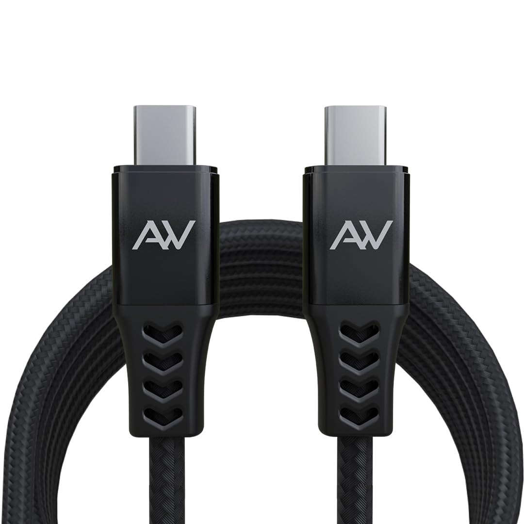 ALIVEWARE USB Type C to Type C Cable - 80W 6A Fast Charging, High-Speed Data Transfer, 5-Core Copper, Durable Nylon Braided, IC Connector, 1 Meter, Compatible with Android, iOS, Tablets, Laptops, PCs (B0D2JCPMVJ) Amazon Price History, Amazon Price Tracker