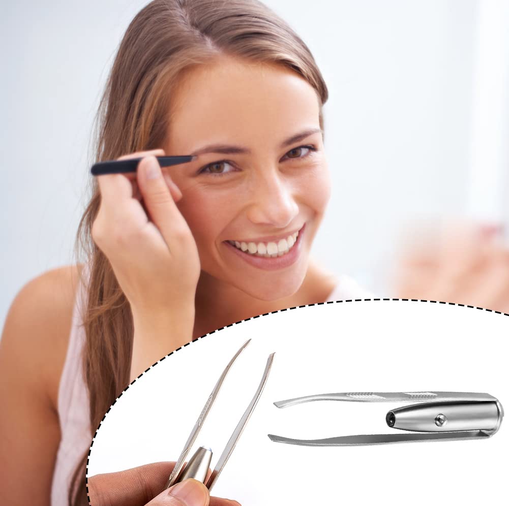 Pince à épiler Lumineuse LED - Pour Sourcils Et Cils, Portable à Piles, NEUVE Dans Son Emballage