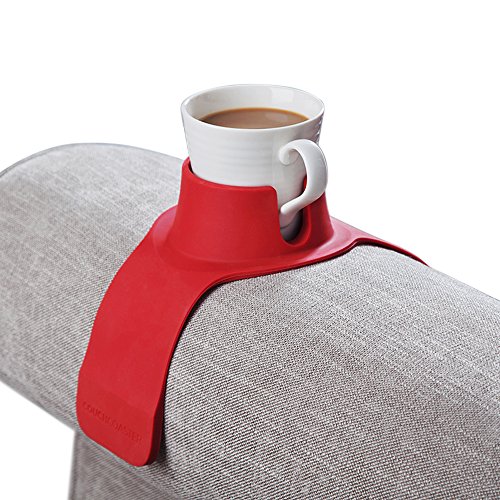 CouchCoaster - The Ultimate Drink Holder for Your Sofa, Rosso Red