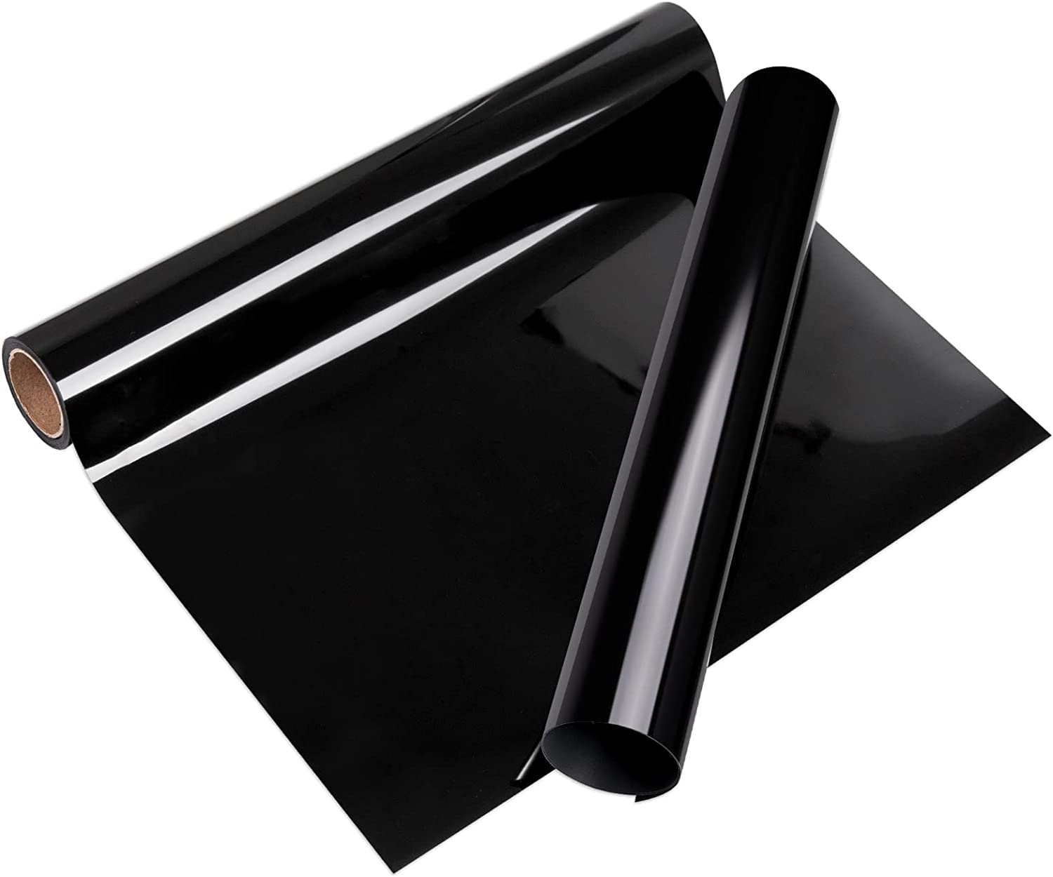 FEELPZONE™ Glossy Black Contact Paper Self Adhesive Wallpaper