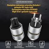 Tertullus Wtyczka Schuko High-End Power Plug HiFi Schuko (powlekana rodem)