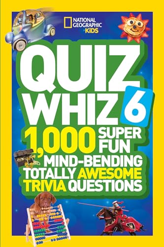 National Geographic Kids Quiz Whiz 6: 1,000 Super Fun Mind-Bending Totally Awesome Trivia Questions image 2