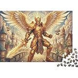 🌸【Carton Premium & Impression Haute Définition】 Fabriqué à partir de carton de qualité supérieure 100 % recyclable, notre puzzle de 1000 pièces arbore le magnifique motif Ange à l'armure dorée. Chaque pièce est robuste et résistante à la pliure, avec une impression haute définition garantissant des couleurs éclatantes et une surface sans reflets pour une expérience de puzzle supérieure sans odeur désagréable.