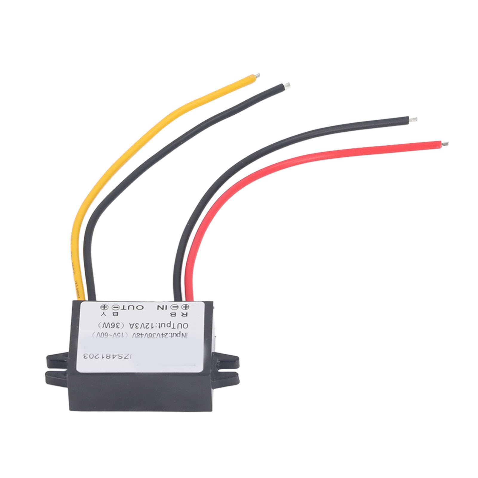 Super Cienki Regulator Napięcia DC 24 V 36 V 48 V 15-60 V do 12V3A o Mocy 36 W do Systemów Bezpieczeństwa Pojazdów