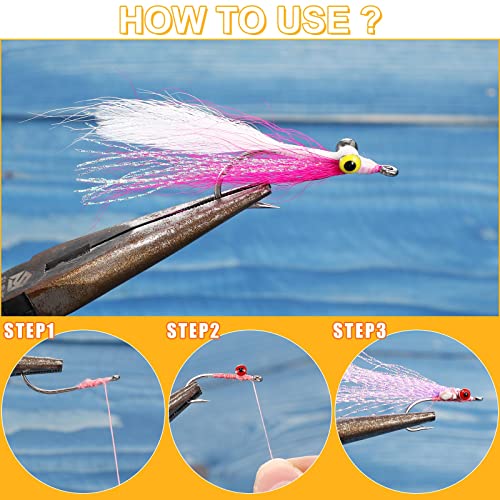image for BBTO 30 Set Fly Tying Kit, Fly Tying Materials 30 Colors Crystal Flash