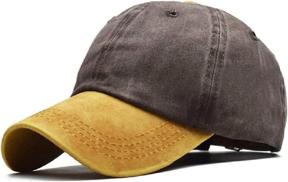 Patchwork Color Spring Baseball Cap Women Denim Hats Men Cotton Outdoor Simple Vintage Visor Casual