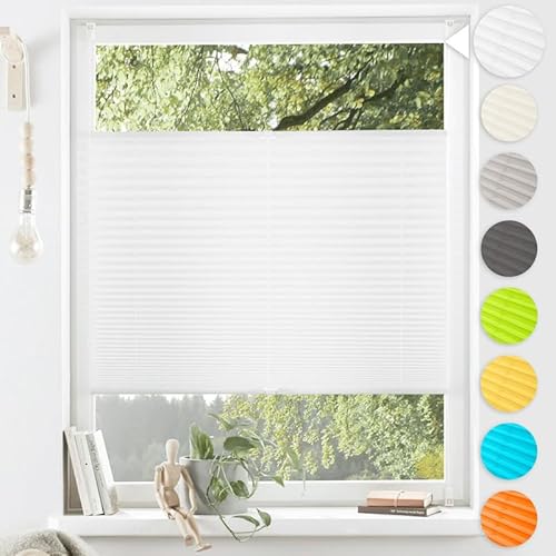 Mupfup Plissee Klemmfix 115x130cm Fensterdeko