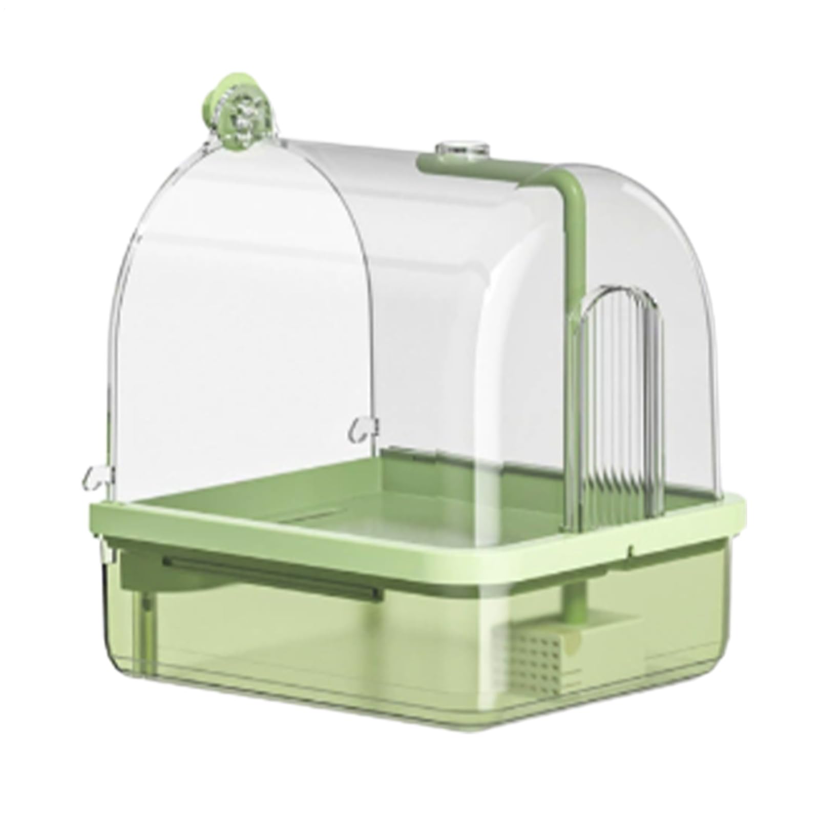 Bird cage-Bath – Indoor Bird Bathtub Stand, Automatic Chew Proof Perch With Two Shower Modes, durabl Aviary Playground | Travel Breeding Show cage-Bath For Small Birds Parrots Finches