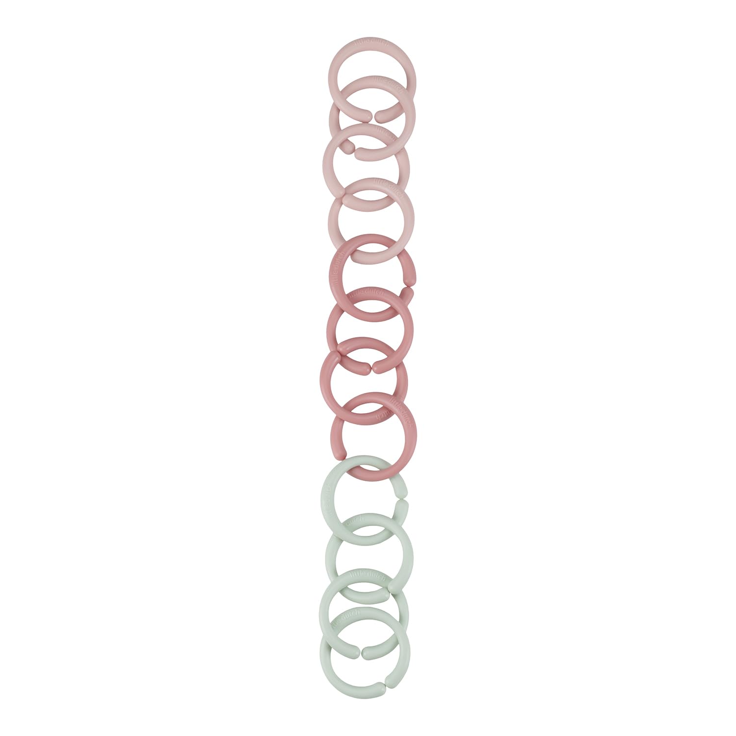 Little Dutch 4963 Juego de anillos de juguete (12 anillos), color rosa