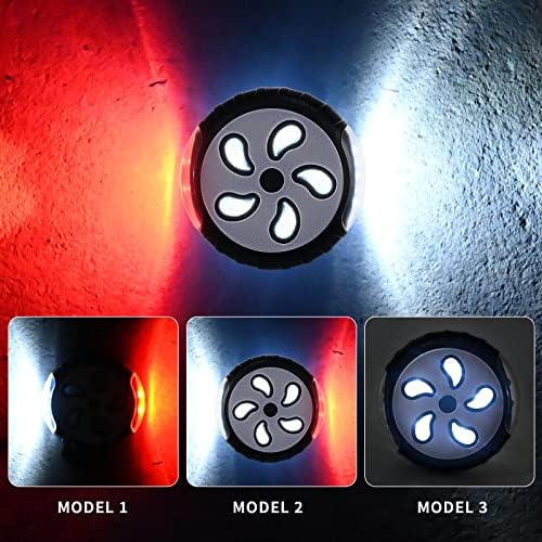 LED Pram Safety Lights for Night, Vagocom Pushchair Stroller Light See and be seen with The Stroller for Walking at Night,Suitable for All Strollers, Gift for Baby Christening(2 Pack,Battery included)