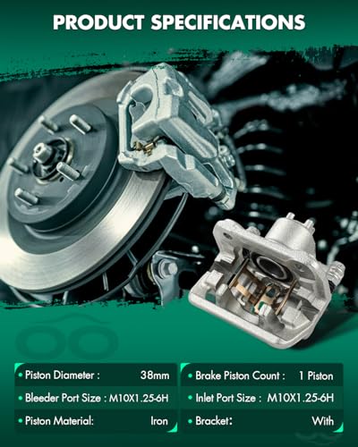 Image of SCITOO 19B2911A 19B2910A Rear Left & Right Disc Brake Calipers Assembly w /Bracket for Acura for RDX 2007-2012,for Honda for Accord Crosstour 2010-2011,for Honda for CR-V 2007-2011
