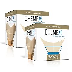 Chemex Bonded Filter - Natural Square - 100 Count Pack of 2 - Exclusive Packaging