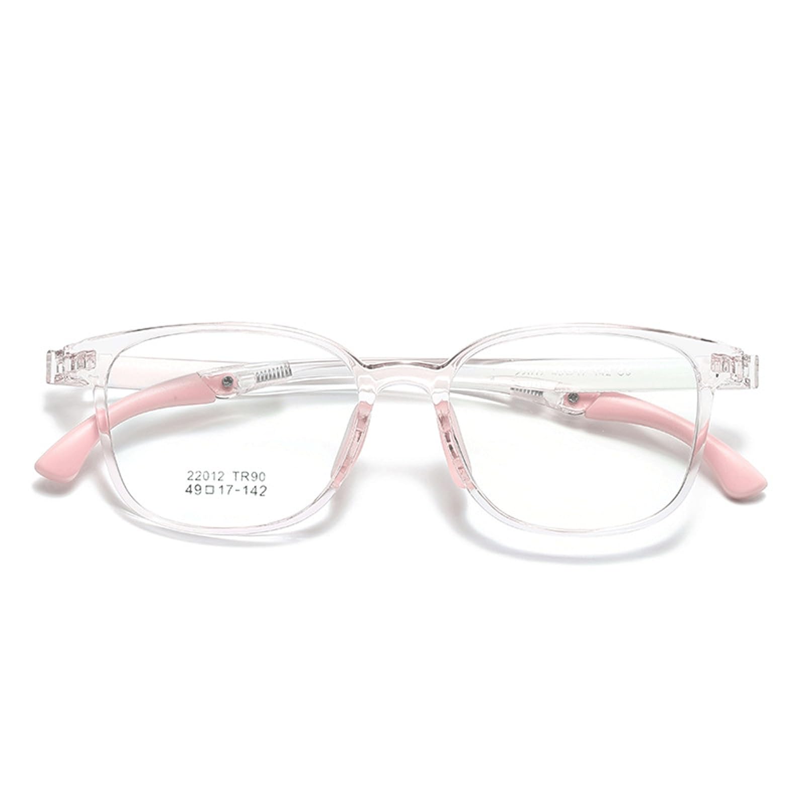 Gafas Pequeñas para Ordenador de Niños con Montura Rosa Ligera y Almohadillas Suaves