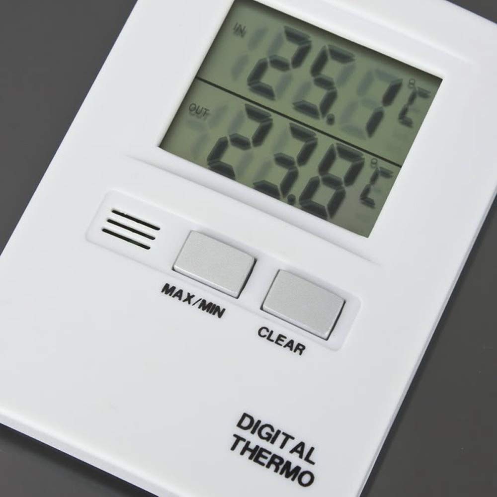 Termometro a doppio canale con display digitale, tester di temperatura del termometro LCD digitale